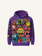 Fashion Casual Printed Polyester Sweater