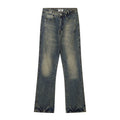 Fashion Denim Straight Mopping Pants Men