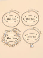 Sweet Commuter Student Anklet Pure Color Women's Jewelry