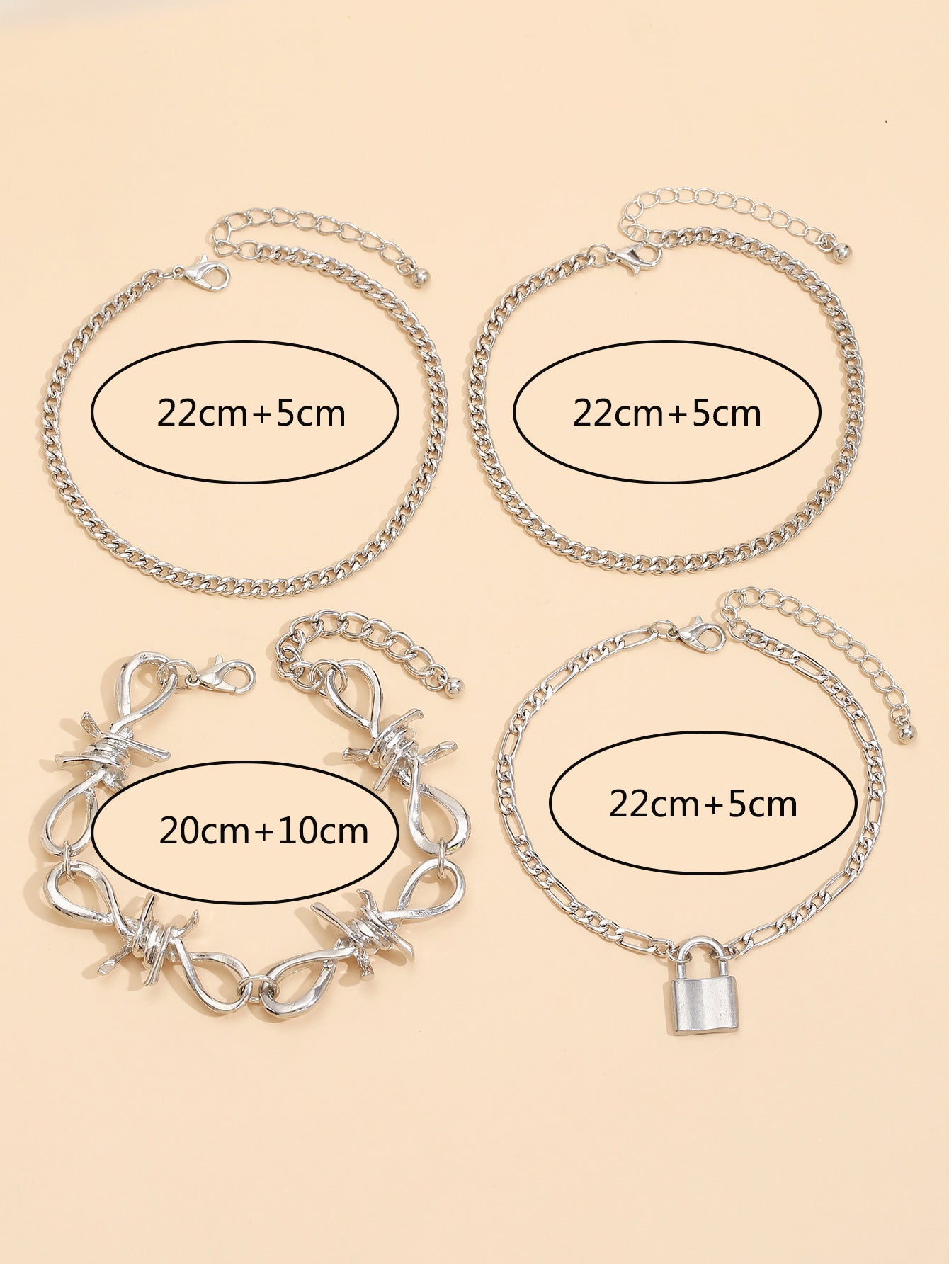 Sweet Commuter Student Anklet Pure Color Women's Jewelry