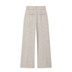 Fashionable, Versatile Structured Wide-leg Pants