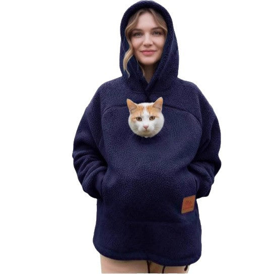 Hooded Loose-fitting Casual Warm Hoodie