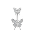 New Zircon Navel Stud Drop Oil Piercing Jewelry