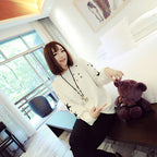 Autumn And Winter Couple Women's Long-sleeved Korean Style T-shirt Sweater Women's Top