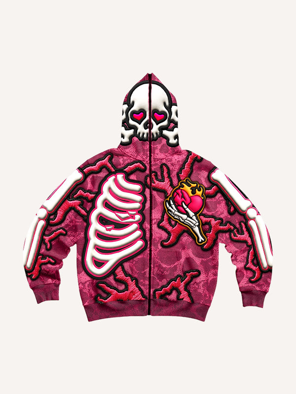 Fashion Casual Printed Polyester Sweater