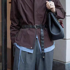 Belt Ladies Special-shaped Buckle Stitching Pant Belt