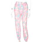 NCLAGEN New Women Camouflage Print Trousers Loose Harem Camo Pants Spring High Waist Casual Joggers Elastic Sweatpants