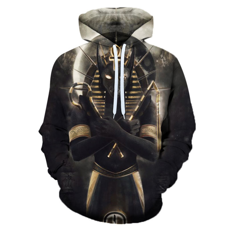 Baseball Uniform 3D Digital Printing Men's And Women's Loose Pullover Hooded Sweater