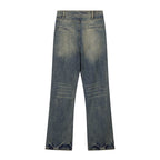 Fashion Denim Straight Mopping Pants Men