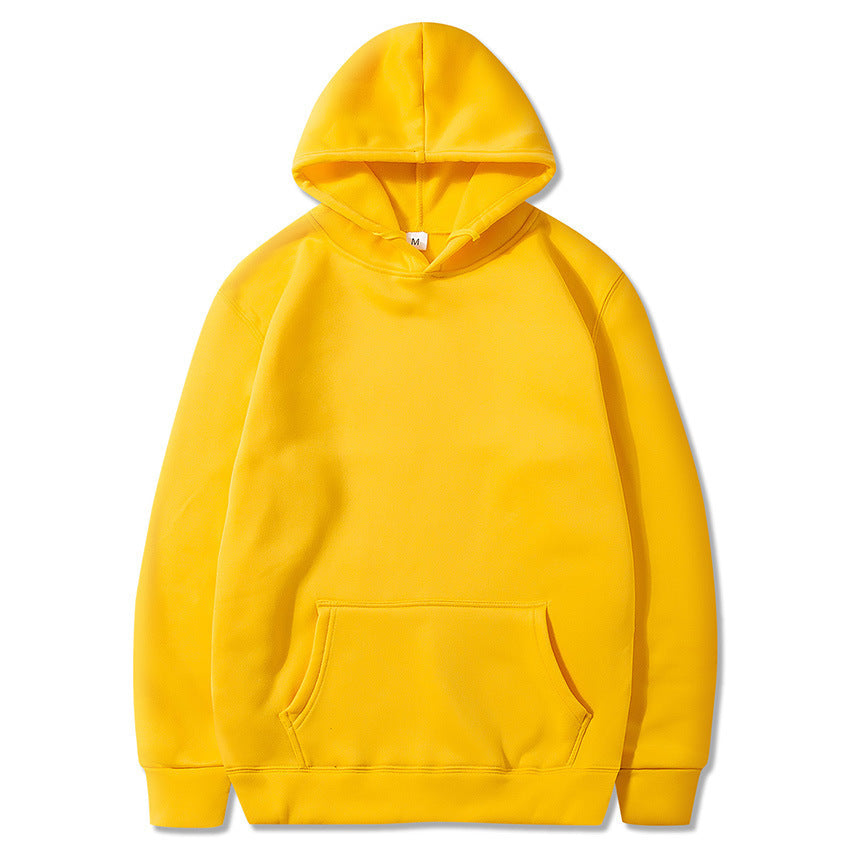 Short-sleeve Unisex Hoodie Pullover Jacket Solid Color