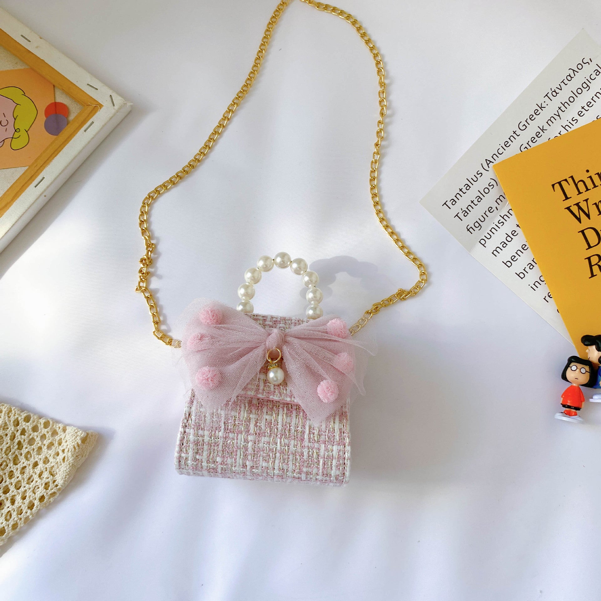 Pearl handbag children bag