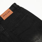 Fashion Denim Ripped Straight Pants Men