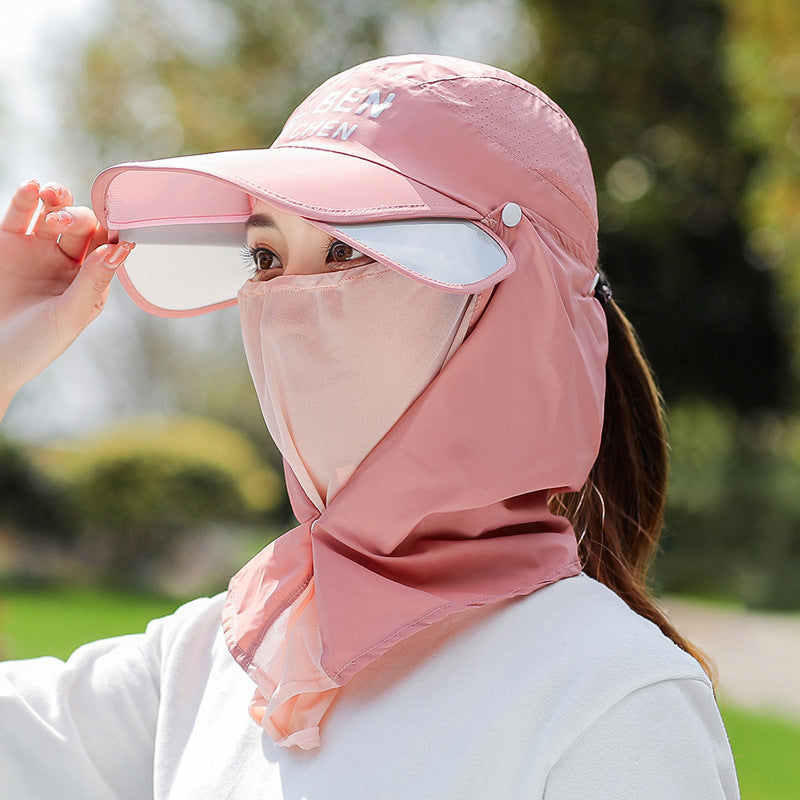 Womens Farming Sun-Protective Tea-Picking Hat