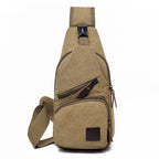 Wholesale new Leisure Canvas chest bag men skew bag Korean tide fashion bag backpack student sports bag