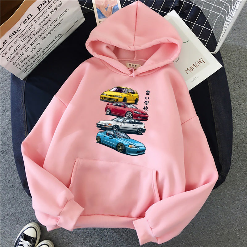 Anime Initial D Hoodie JDM Mix Civic CRX Integra Gedruck T Ho