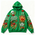 Fashion Casual Printed Polyester Sweater