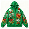 Fashion Casual Printed Polyester Sweater