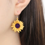 Niche Sunflower Ear Hook Jewelry
