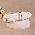 Women's Paint Alloy Buckle Pant Belt
