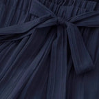 Women's Wide Leg Solid Color Casual Polyester Pant Belt Bow Detail