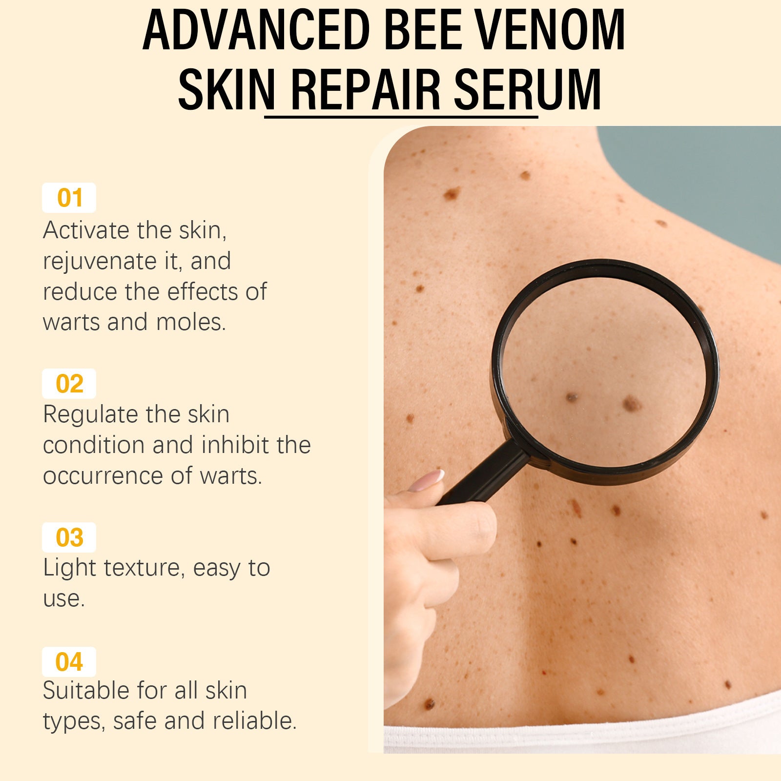 Skin Care Solution Lubrication And Skin Rejuvenation Mild
