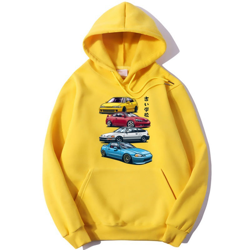 Anime Initial D Hoodie JDM Mix Civic CRX Integra Gedruck T Ho