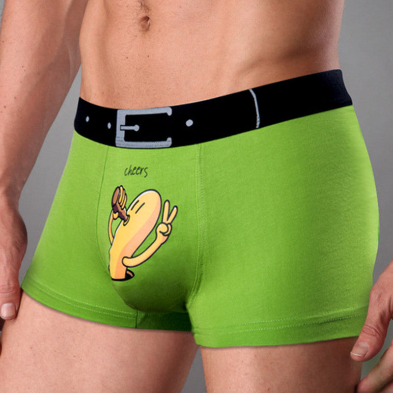 Modal U Convex Mid-rise Boxer Briefs Men