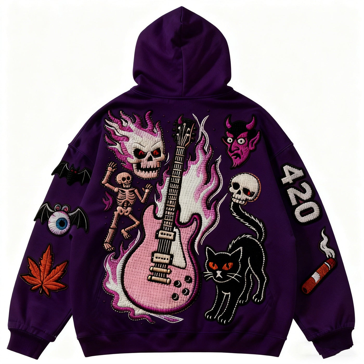 Fashion Casual Printed Polyester Sweater