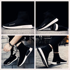 The autumn new lightweight fabric shoes men socks shoes flying shoes running shoes sports shoes net