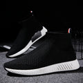 The autumn new lightweight fabric shoes men socks shoes flying shoes running shoes sports shoes net