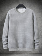 Crew-neck Base-layer Top Men's Casual Hoodie