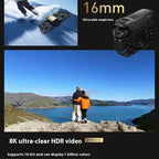 Outdoor Travel AI Smart Camera HD 8k Anti-shake Aerial Photography