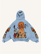 Fashion Casual Printed Polyester Sweater