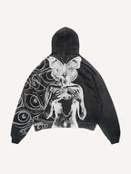 Fashion Casual Printed Polyester Sweater