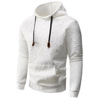 Casual Plaid Jacquard Hoodie For Couples
