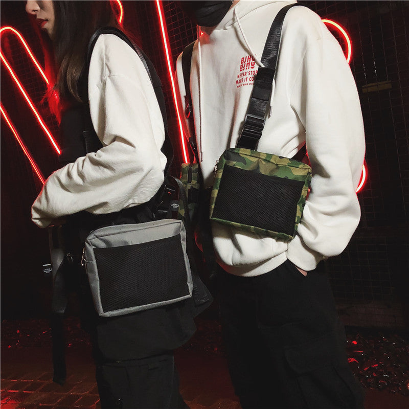 Men and women mobile phone bag diagonal small bag Oxford cloth shoulder bag tide take a purse
