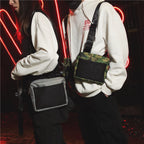 Men and women mobile phone bag diagonal small bag Oxford cloth shoulder bag tide take a purse