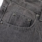 Fashion Wash Denim Mop Pants Men