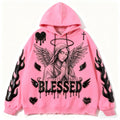 Men's Printed Hoodie Loose Sweatshirt