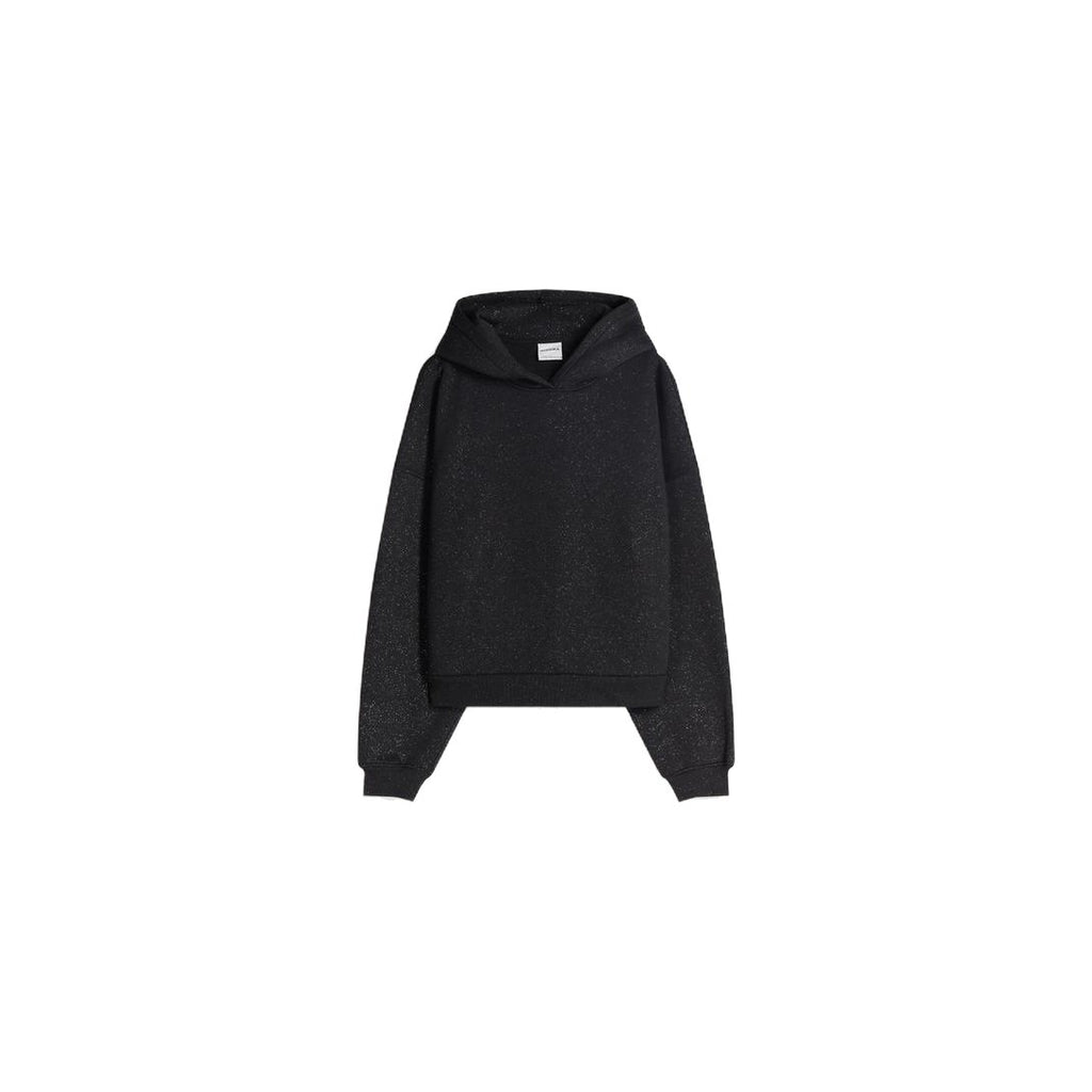 Womens Loose-Fit American-Style Babys Breath Hoodie
