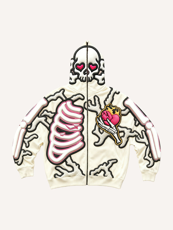 Fashion Casual Printed Polyester Sweater