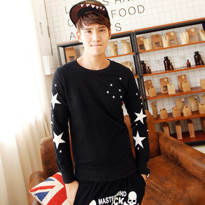 Autumn And Winter Couple Women's Long-sleeved Korean Style T-shirt Sweater Women's Top