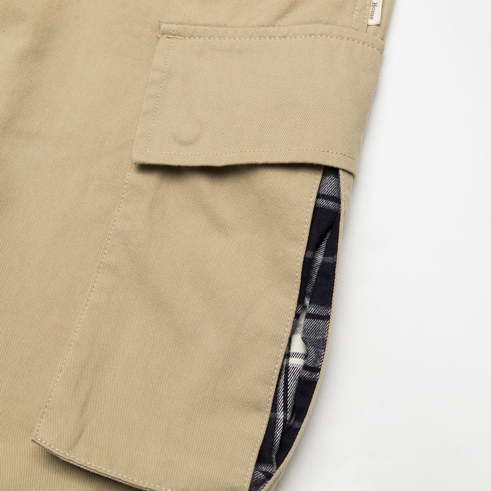 Multi-Pocket Workwear Casual Pants Men