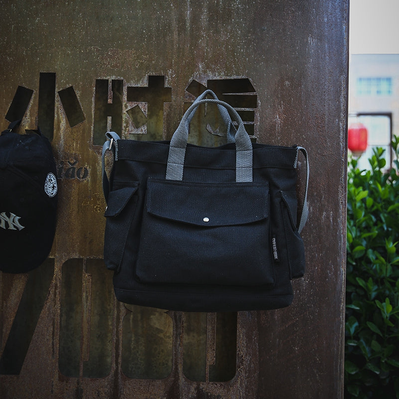 Men Tide Brand Canvas Shoulder Bag Casual Trend