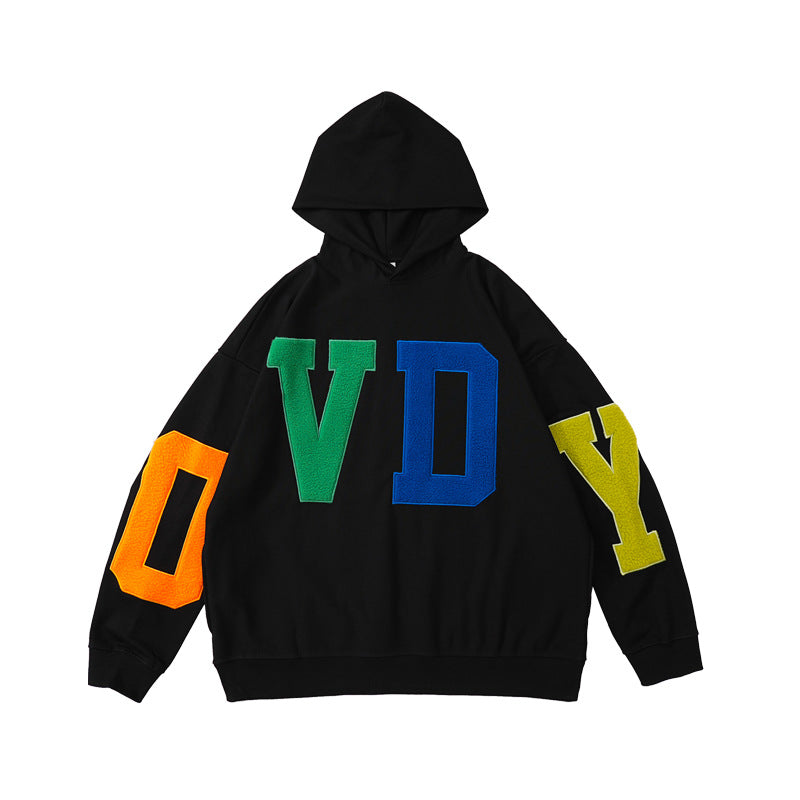 Loose Casual With Hooded Couple Sweatshirt