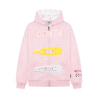 Womens Unique American-Style Oversized Hair Clip Hooded Coat