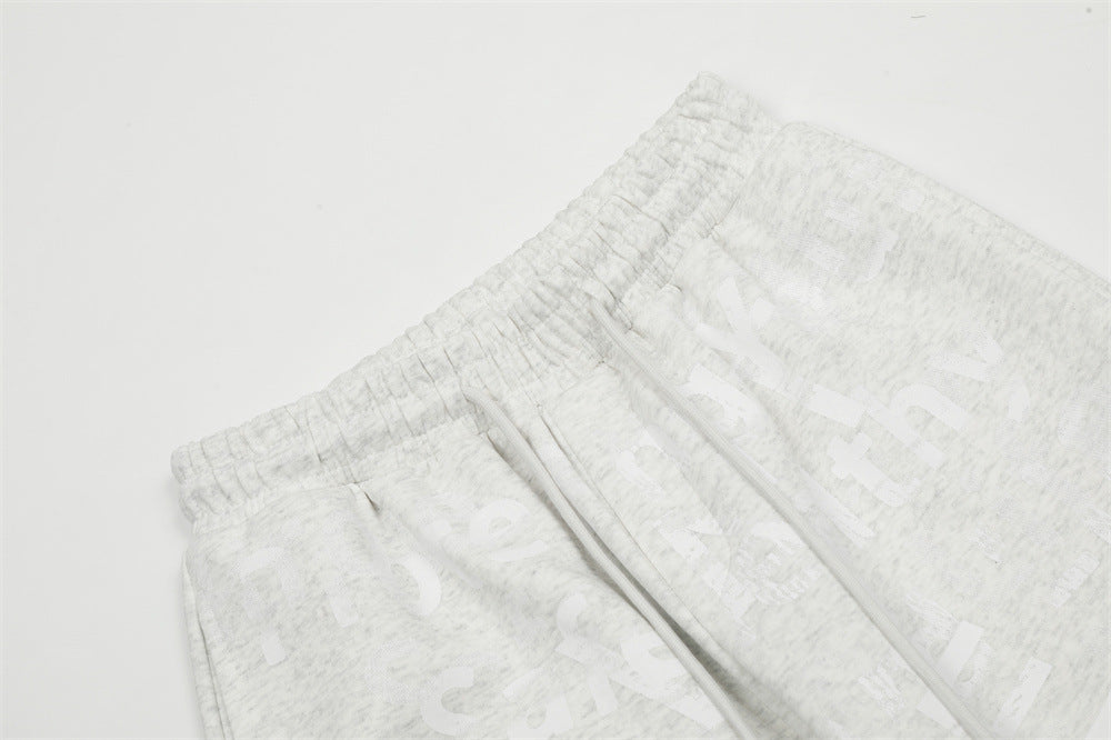 Graffiti Letter Casual Pants Men