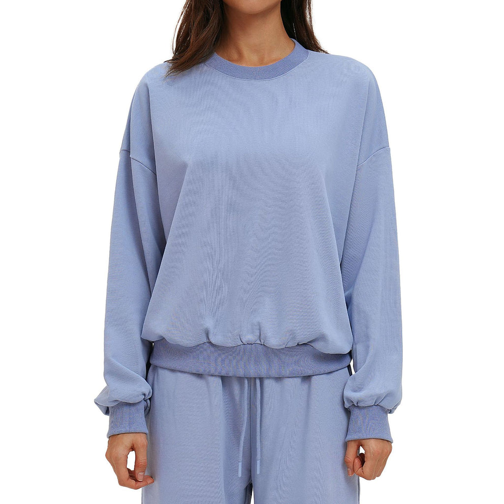 Casual Outdoor Running Hoodie With A Comfortable Crew Neck