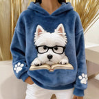 3D-printed Warm Loose-fitting Hoodie With Double Hoods For Cats