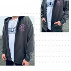 Loose Cardigan Large Fashion Brand Hooded Plush Trend Sweater